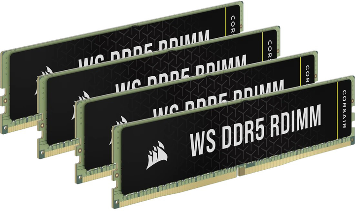 Pamięć RAM Corsair DDR5-6000 65536MB PC5-48000 (Kit of 4x16384) WS ECC RDIMM Black (CMA64GX5M4B6000Z40) - obraz 1