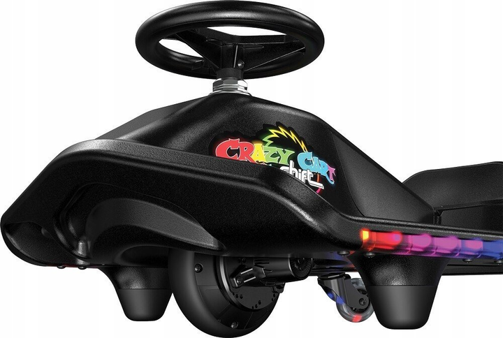 Електричний дрифтовий автомобіль для дітей Razor Crazy Cart Shift Lightshow (845423025915) - зображення 4