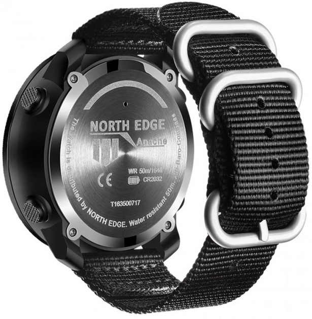 Мужские часы North Edge Apache 5BAR с компасом - изображение 2
