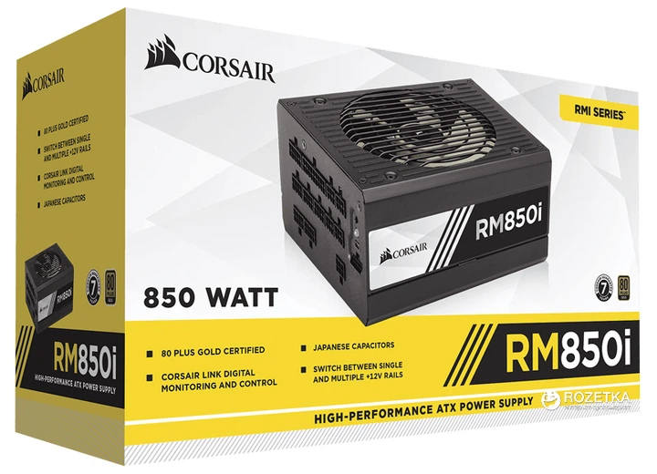 Блок питания Corsair RM850i 850W (CP-9020083-EU) – фото, отзывы