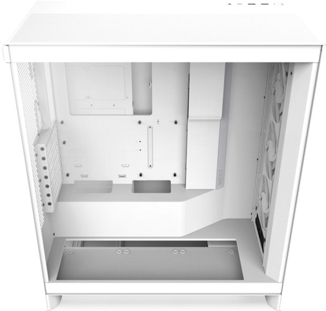 Obudowa NZXT H7 Flow RGB Matte White (CM-H72FW-R1) - obraz 6