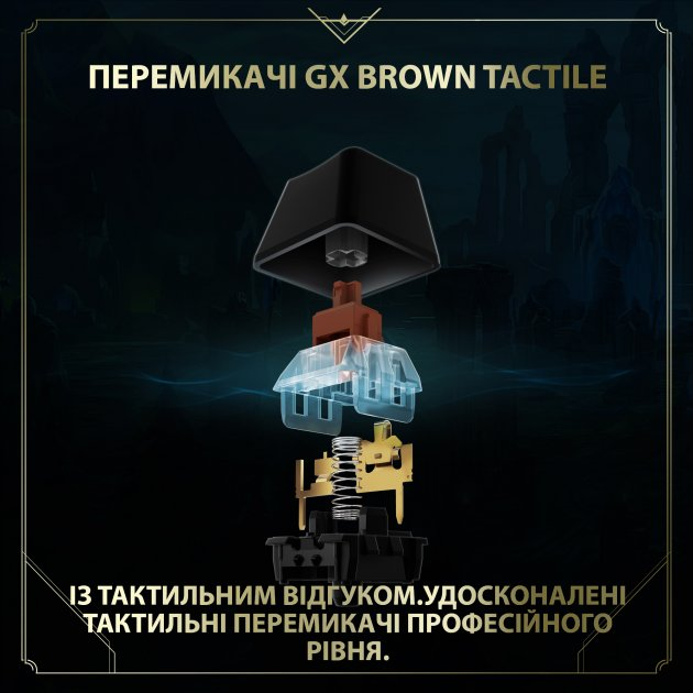 Клавіатура Logitech G Pro Mechanical Keyboard League of Legends Edition (920-010536) - зображення 4