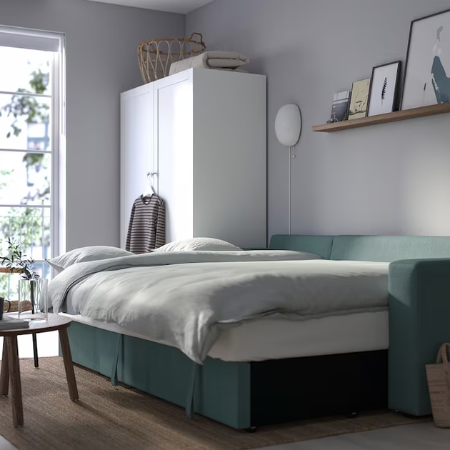 Диван 3-місний BARSLOV IKEA 305.415.82 сіро-бірюзовий - зображення 5