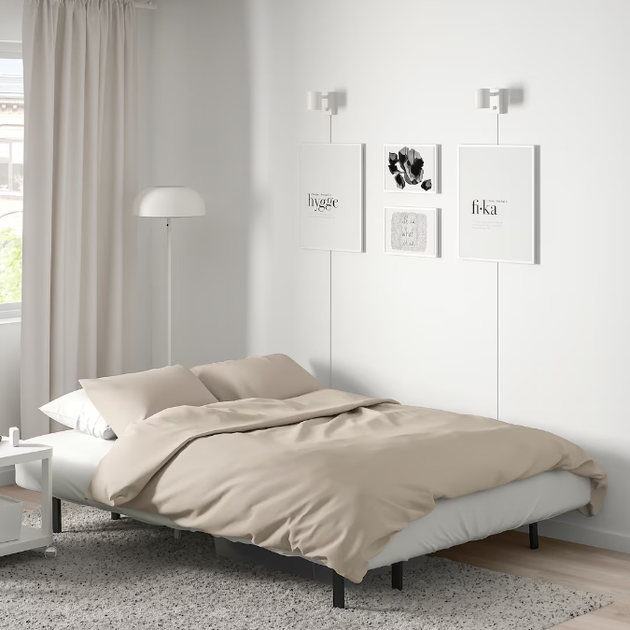 Диван 3-місний NYHAMN IKEA 393.063.68 сіро-бежевий - зображення 2