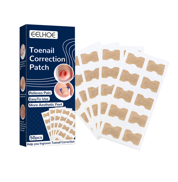 Пластир для корекції врослого нігтя EELHOE Toenail Correction Sticker 50 шт - зображення 1