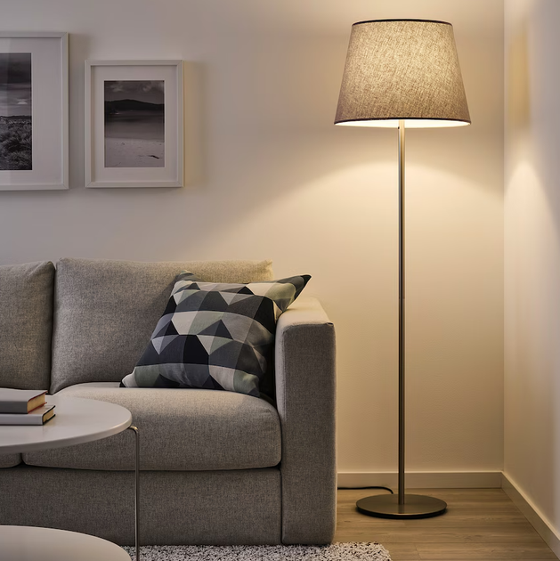 Абажур SKOTTORP IKEA 804.490.05 светло-серый - изображение 2