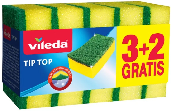 Zmywak Vileda Tip Top 5 szt (4023103242821) - obraz 1