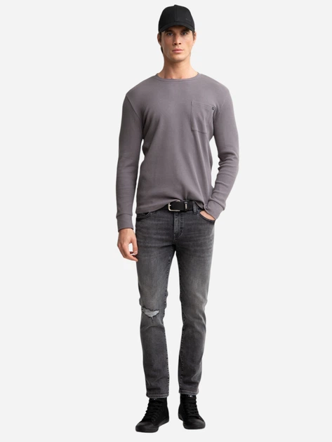 Jeansy slim fit męskie Big Star Jeffray Cropped 898 W36L34 Szare (5900714828318) - obraz 5