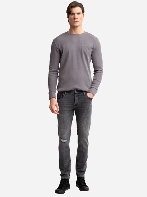 Jeansy slim fit męskie Big Star Jeffray Cropped 898 W36L34 Szare (5900714828318) - obraz 4