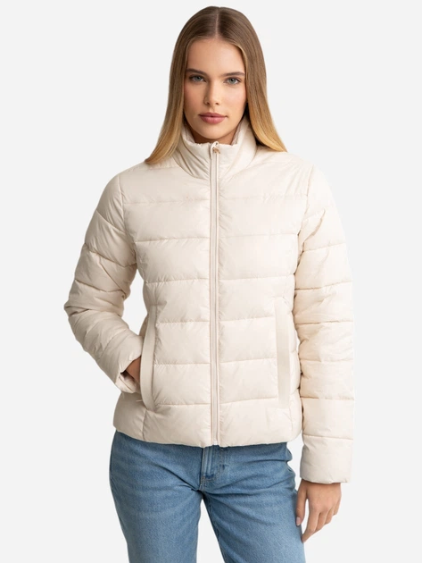 Куртка демісезонна коротка жіноча Big Star Delina 103 M Біла (5900714824259) - зображення 1