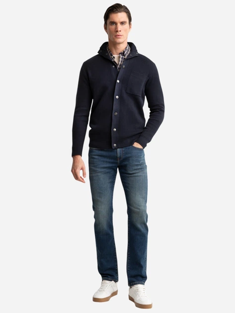 Jeansy slim fit męskie Big Star Terry 541 W36L34 Granatowe (5900714825690) - obraz 4