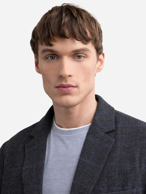 Marynarka męska w kratę Big Star Joseef 902 M Szara (5900714823733) - obraz 5