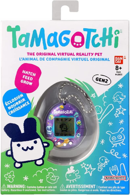 Interaktywna zabawka Bandai Tamagotchi Tama Universe Purple (3296580429561) - obraz 1