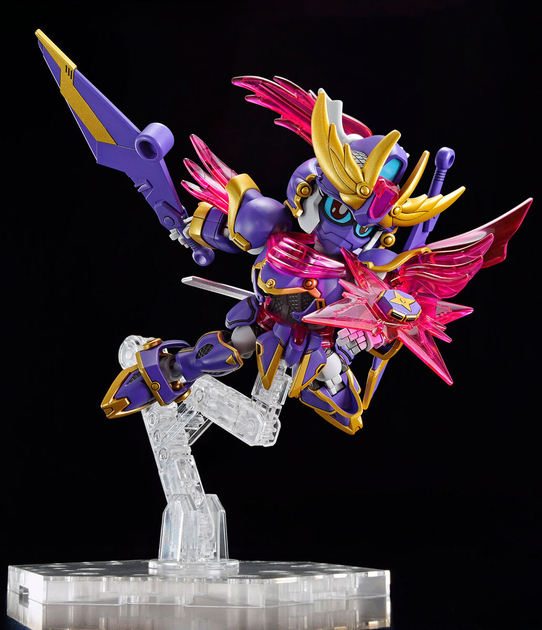 Модель для сборки Bandai SD Gundam Cross Silhouette F-Kunoichi Kai (Gundam Build Metaverse) (4573102657114) - изображение 9