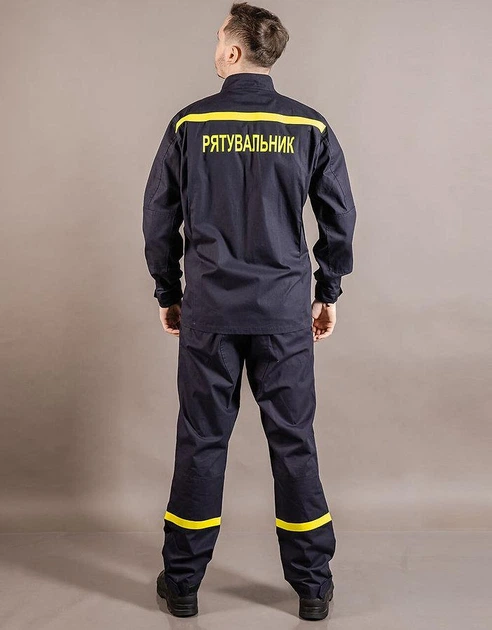 Костюм MILIGUS рятувальник 3XL 62 синій - изображение 5