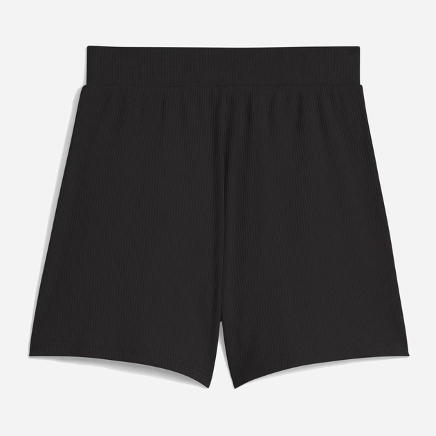 Спортивные шорты женские Puma Ess Elevated High-Rise Rib Shorts 5" 68502601 M Black (4067983495670) - изображение 5