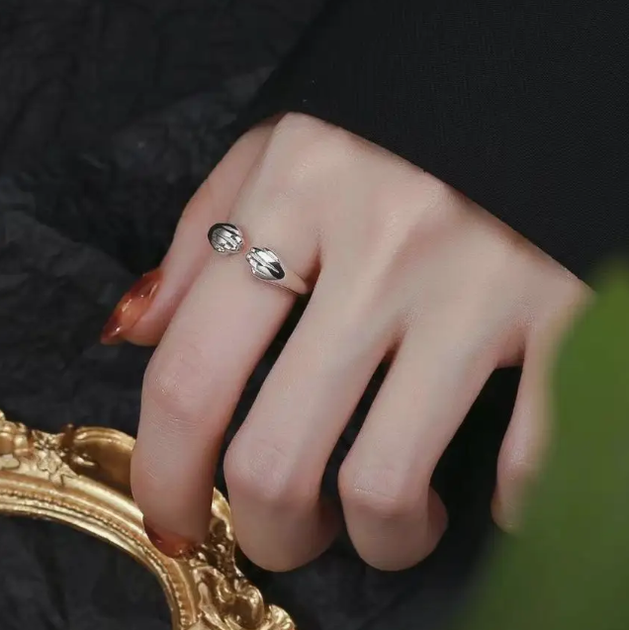Кільце Fashion Jewerly Лапки котика, регульоване, срібло 925, сріблястий колір (SVS) - зображення 3