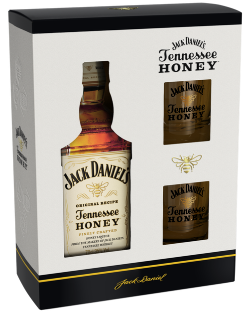 Теннесси Виски Jack Daniel's Tennessee Honey 0.7 л 35% с двумя