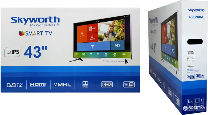 Телевизор Skyworth 43E200A купить в интернет-магазине ROZETKA
