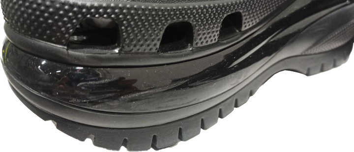 Жіночі крокси Crocs Mega Crush 207988-001 36-37 (M4/W6) 22 см Чорні (196265103669) (955555907798068) - Уцінка - зображення 5