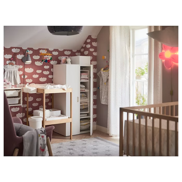 Пеленальный столик SNIGLAR IKEA натуральный/береза - Фото 4 Пеленальный столик SNIGLAR IKEA натуральный/береза - изображение 4