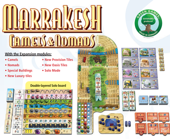 Додаток до гри Queen Games Marrakesh: Camels and Nomads Expansion (англійське видання) (4010350284711)   - зображення 5