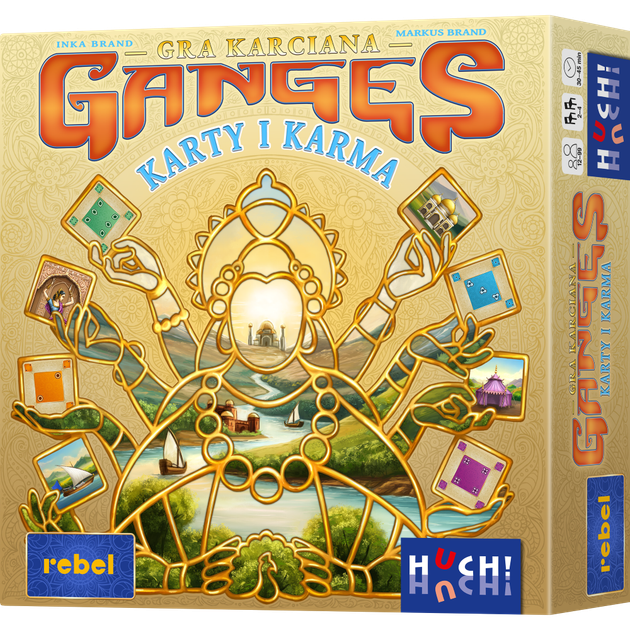 Настільна гра Rebel Ganges: Карти і карма (польське видання) (5902650619890) - зображення 1