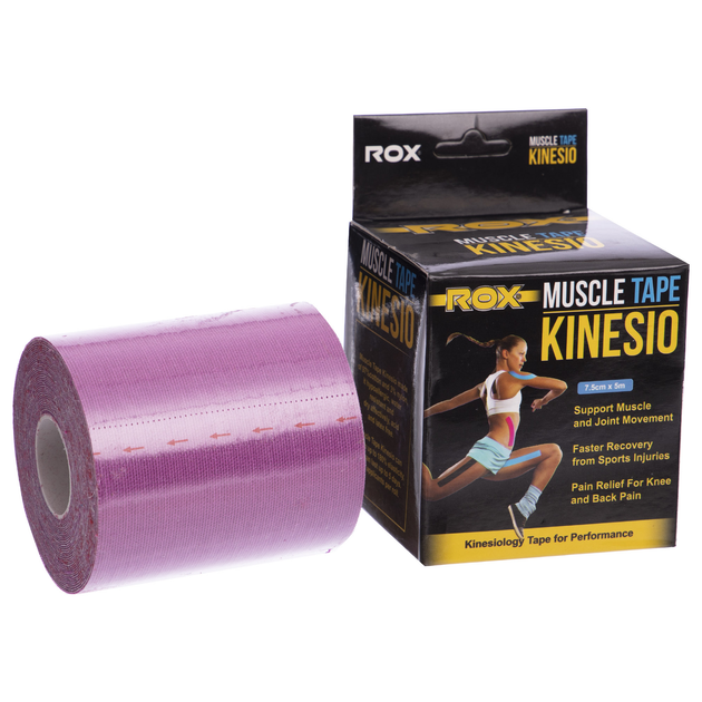 Кінезіо тейп для обличчя та тіла Kinesio tape SP-Sport BC-5503-7_5 7,5см х 5м (BC-5503-7_5) - изображение 1