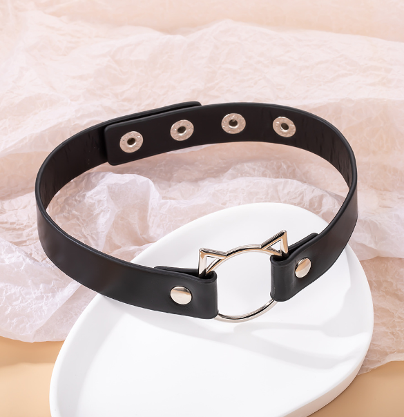 Чокер с экокожы с ушками кошки на шею Fashion Jewelry корейский стиль y2k аниме (SVS) - Фото 2 Чокер с экокожы с ушками кошки на шею Fashion Jewelry корейский стиль y2k аниме (SVS) - изображение 2
