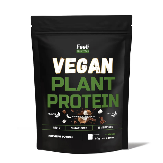 Веганский растительный протеин Feel Power (cмесь) - Vegan plant protein ...