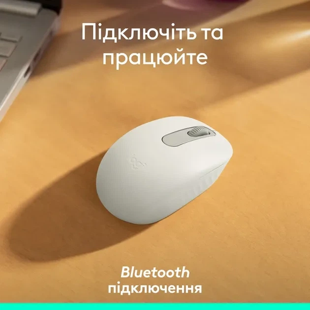 Миша LOGITECH M196 Offwhite 910-007460 - изображение 2