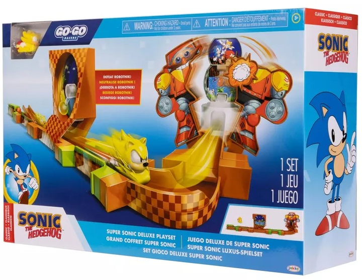 Ігровий набір Jakks Pacific Sonic The Hedgehog Go Go Racers Deluxe (0192995423343) - зображення 8