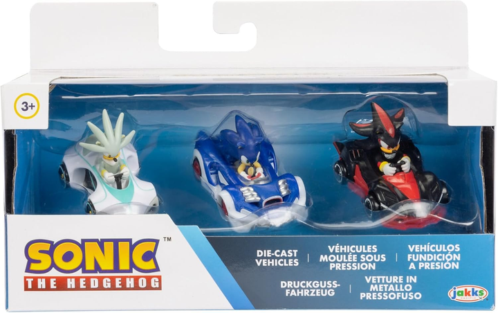 Ігровий набів Jakks Pacific Sonic the Hedgehog Гоночні автомобілі 3 шт (0192995423251) - зображення 1