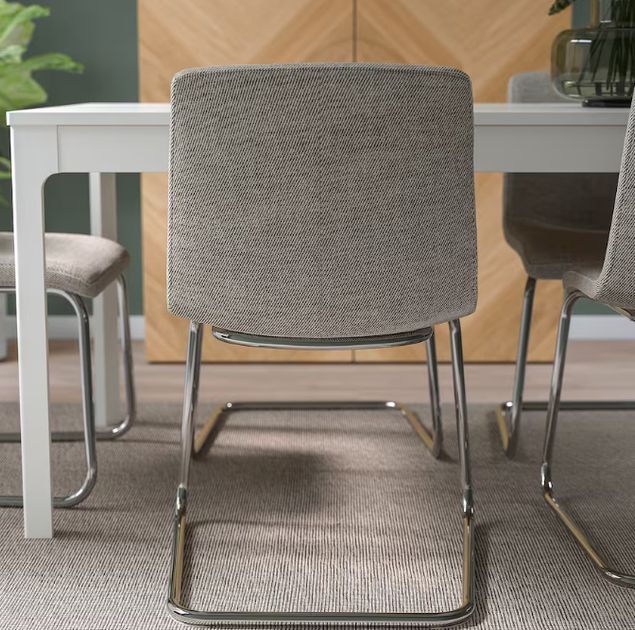 Кухонный стул LUSTEBO IKEA 905.344.61 бежевый/коричневый - изображение 3
