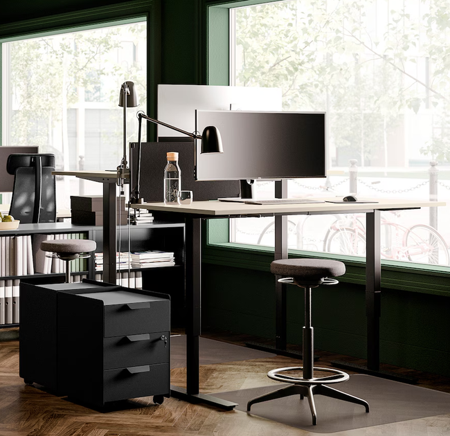 Комод на коліщатках TROTTEN IKEA 704.850.94 чорний - Фото 2 Комод на коліщатках TROTTEN IKEA 704.850.94 чорний - зображення 2