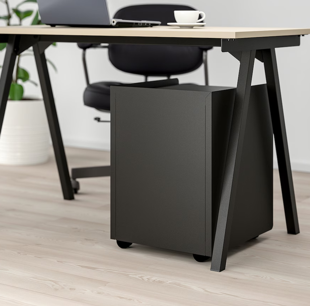 Комод на коліщатках TROTTEN IKEA 704.850.94 чорний - Фото 4 Комод на коліщатках TROTTEN IKEA 704.850.94 чорний - зображення 4
