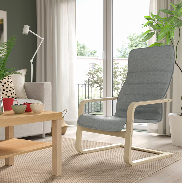 Кресло ARSUNDA IKEA 005.358.94 светло-серый - изображение 3