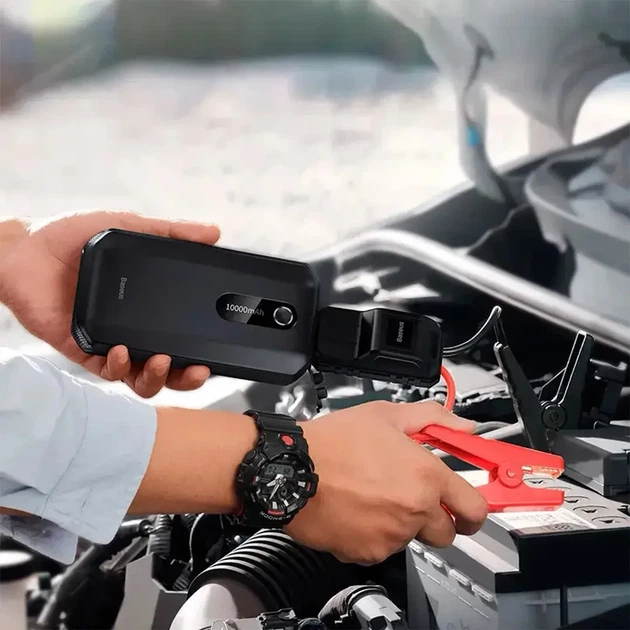 Пуско-зарядное устройство Baseus Super Energy Air Car Jump Starter 10000mAh CGNL020101 - изображение 4