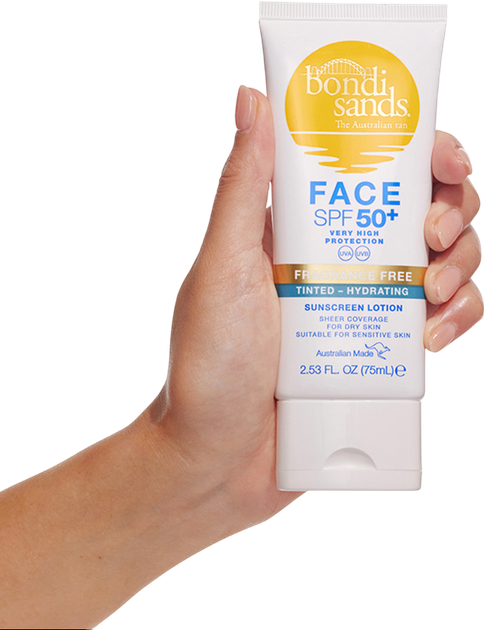 Сонцезахисний лосьйон для обличчя Bondi Sands SPF 50+ без ароматизаторів 75 мл (810020173383) - зображення 2