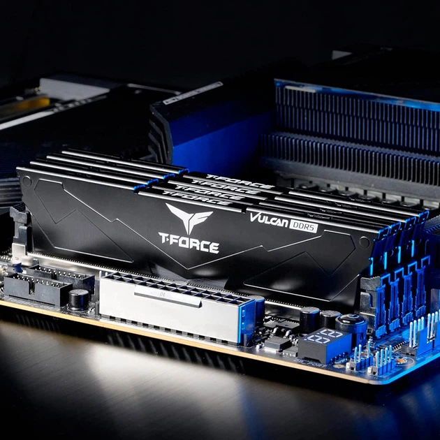 Модуль пам'яті DDR5 32GB (2x16GB) 6400 Team T-Force Vulcan Black