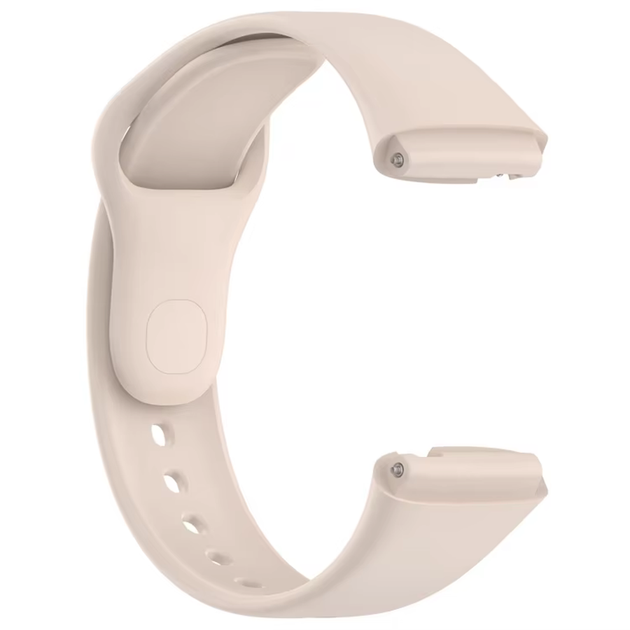 Ремешок силиконовый для Xiaomi Redmi Watch 3 Active бежевый - изображение 3