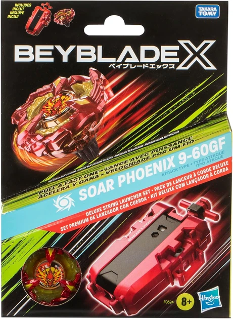 Бейблейд Х Фенікс 9 Beyblade X Soar Phoenix 9-60GF Hasbro F9324