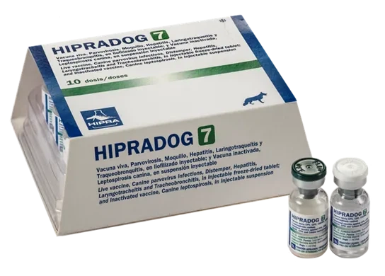 Вакцина Хіпрадог-7 1 флакон 1 доза Hipra (аналог Вангард 5) - Фото 1 Вакцина Хіпрадог-7 1 флакон 1 доза Hipra (аналог Вангард 5) - зображення 1
