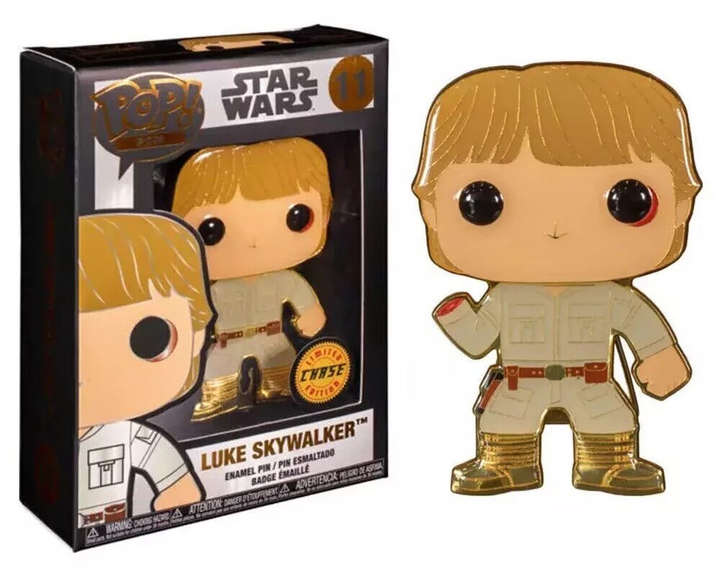 Przypinka Funko Pop Pin Star Wars Limited Chase Luke Skywalker 11 (0671803318441) - obraz 1