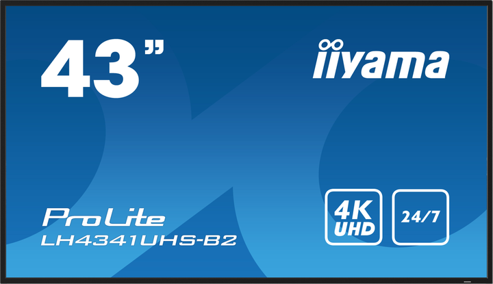 Монітор 42.5" iiyama ProLite LH4341UHS-B2 - зображення 1