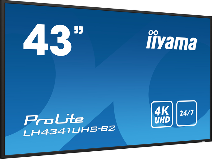 Монітор 42.5" iiyama ProLite LH4341UHS-B2 - зображення 2