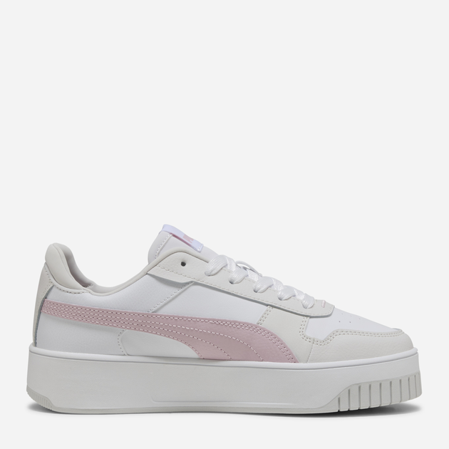 Жіночі кеди низькі Puma Carina Street 38939046 39 (6UK) 25 см Puma White-Rose Mauve-Feather Gray (4067983768668) - зображення 1