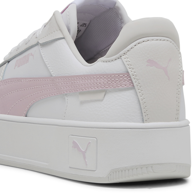 Жіночі кеди низькі Puma Carina Street 38939046 39 (6UK) 25 см Puma White-Rose Mauve-Feather Gray (4067983768668) - зображення 5