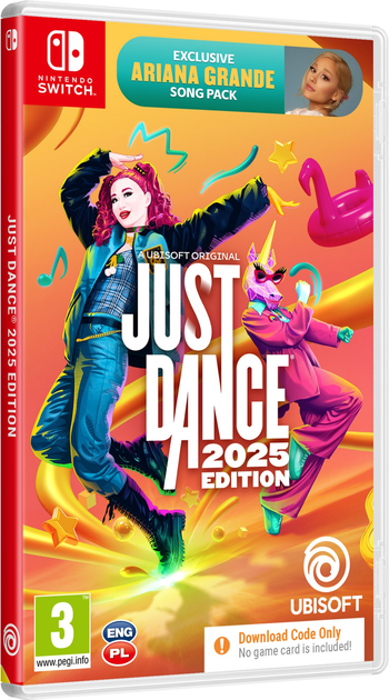 Gra Nintendo Switch Just Dance 2025 (Kod aktywacyjny w pudełku) (3307216295754) - obraz 2