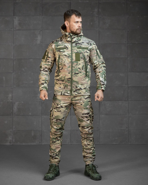 Тактичний костюм SoftShell на флісі M мультикам (89885)) - зображення 1